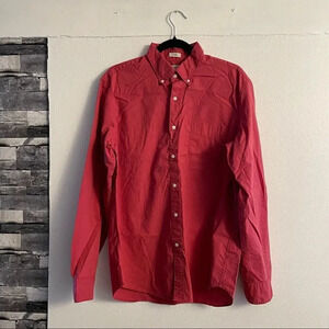 JCrew red button down 